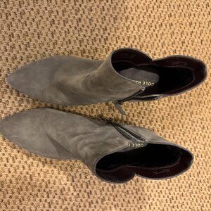 Cole Haan Gray suede Booties Size 9.5 B